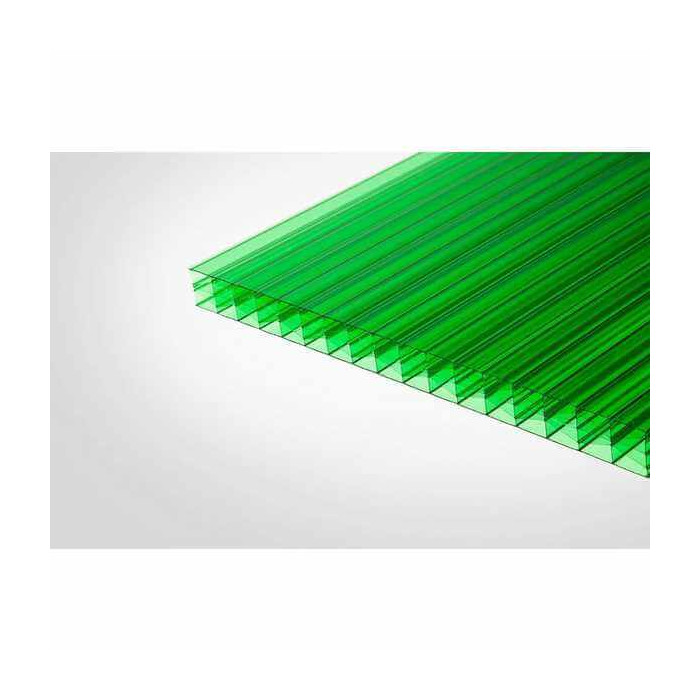 Сотовый поликарбонат 25 мм BORREX зелёный 2100х12000 мм